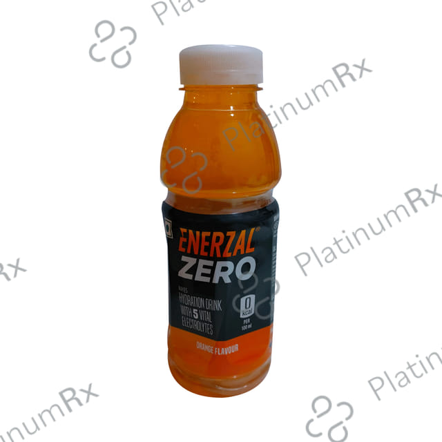 Enerzal Zero Energy Drink Orange Flavour Liquid 400ml