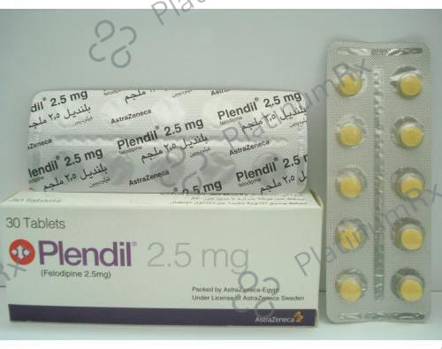 Plendil 2.5mg Tablet ER