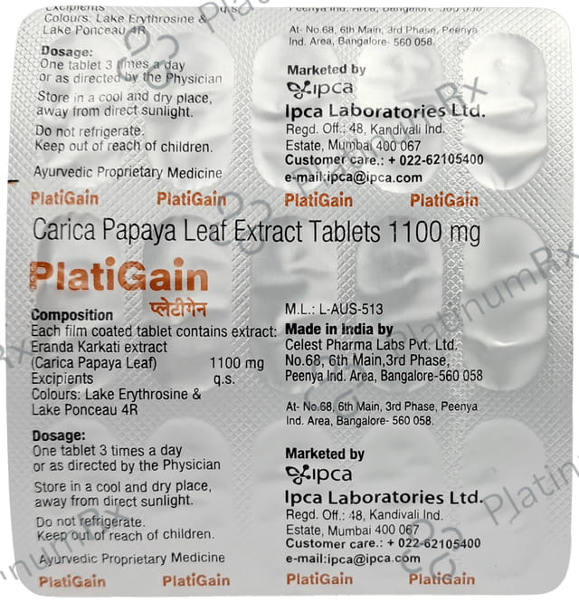 Platigain Tablet 15s