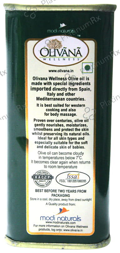 Olivana Wellness Natural Olive Oil 500 ml