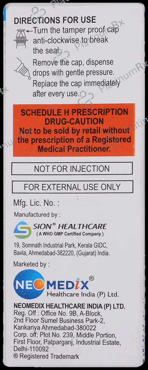 Vigopred 1% Eye Drop