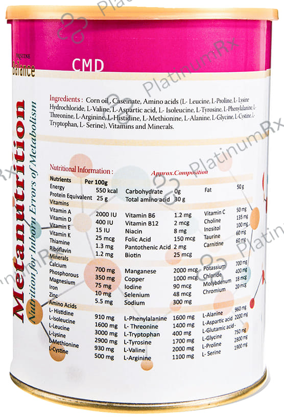 Pristine Balance Metanutrition CMD (Upto 3 Years) Powder Vanilla