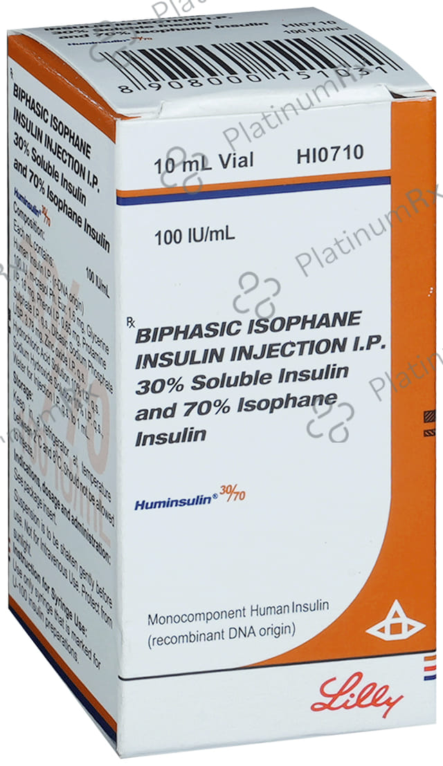 Huminsulin 30/70 (100 IU/ml) (1*10ml Vial)