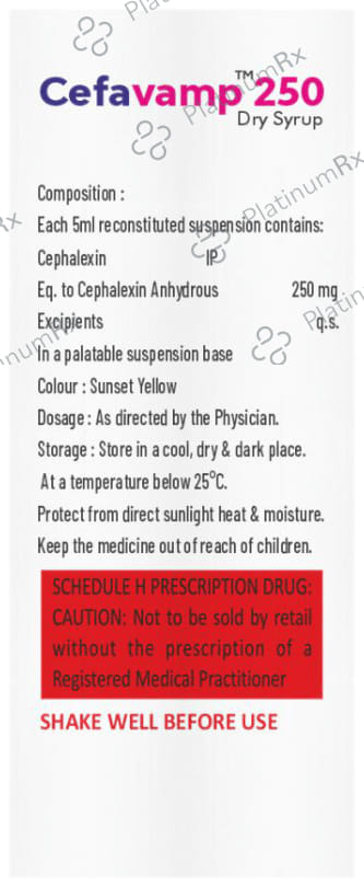 Cefavamp 250 Dry Syrup Mix Fruit