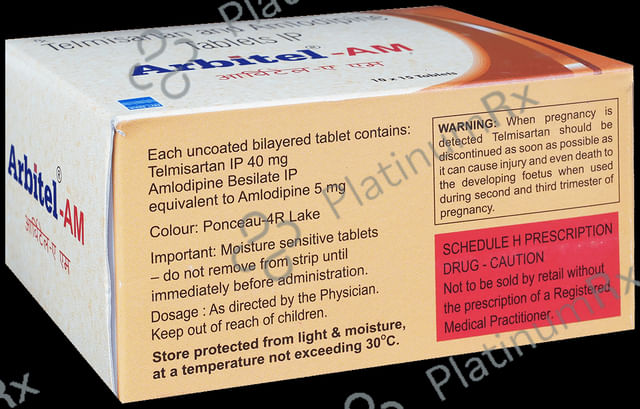 Arbitel AM 40 5/40mg Tablet 15s