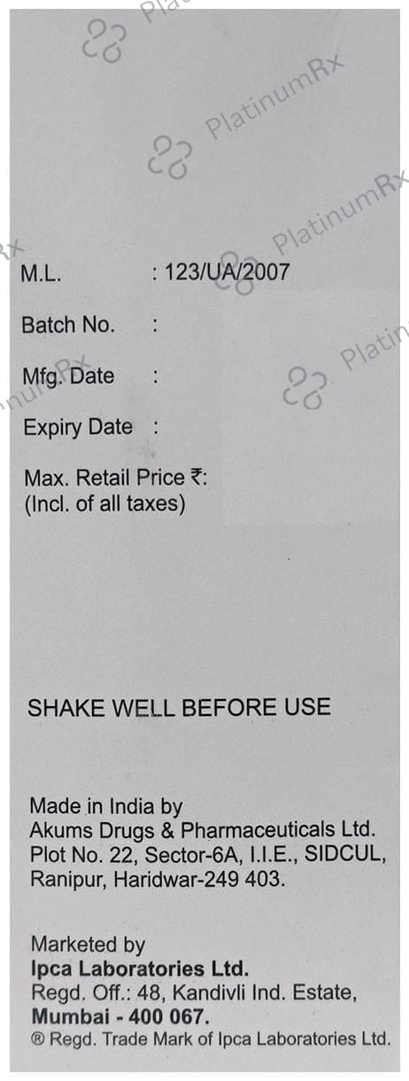 Epictal 100mg Syrup