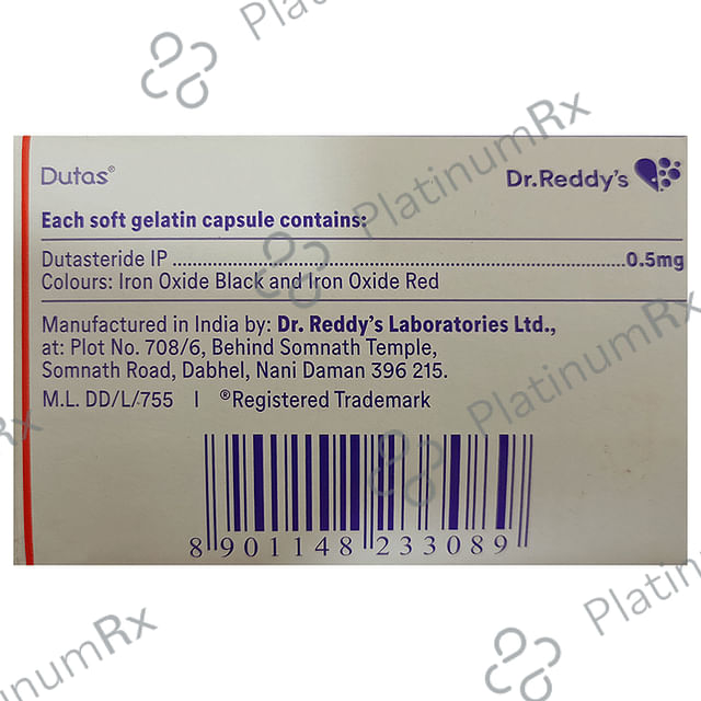Dutas 0.5mg Capsule 30s