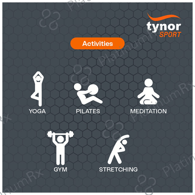 Tynor Yoga Mat Eva Purple 4mm