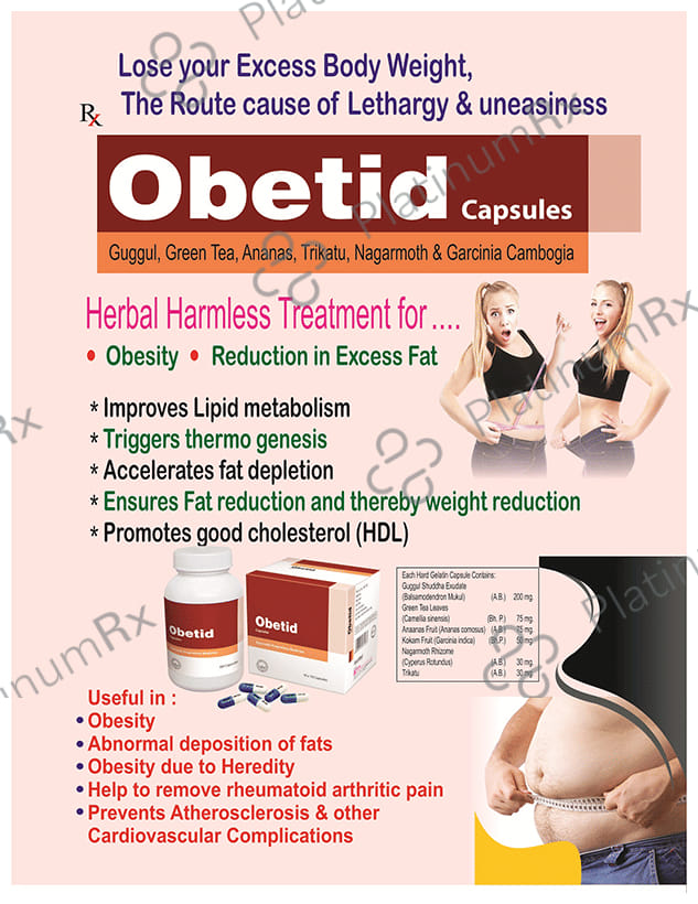 Trio Obetid Capsule 10s