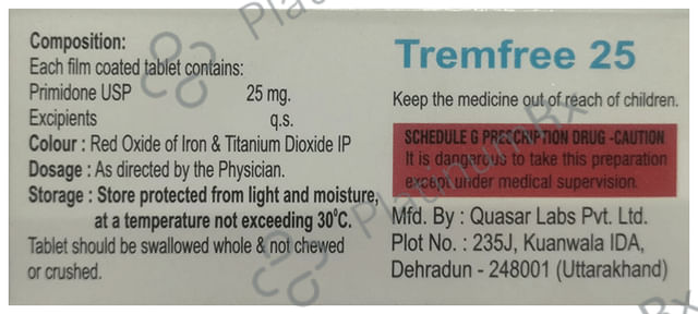 Tremfree 25 Tablet