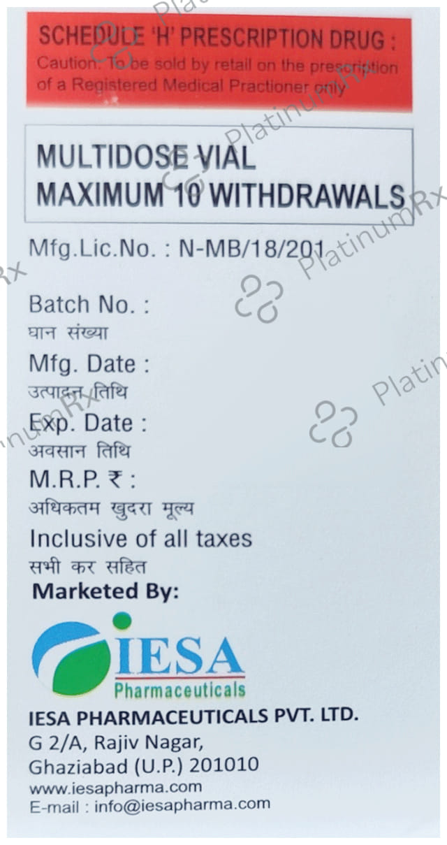 Orobloc AD 0.0125/25mg Injection 30ml