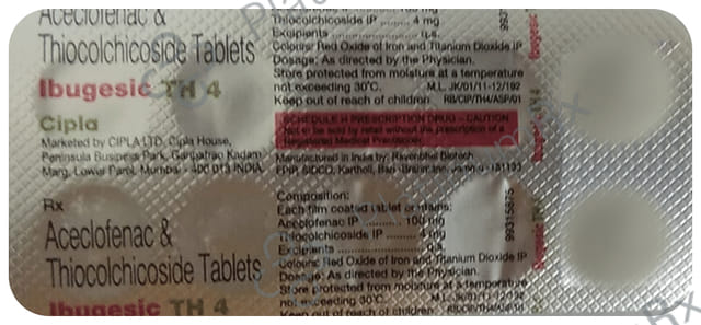 Ibugesic TH 100mg/4mg Tablet