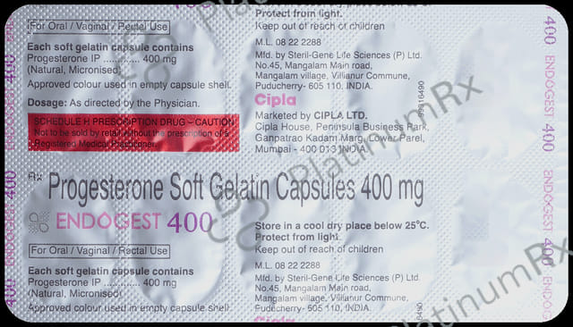 Endogest 400mg Capsule 10s