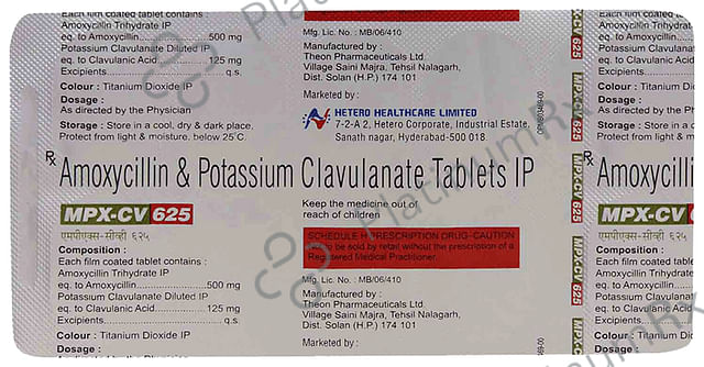 Mpx CV 625 Tablet 10s