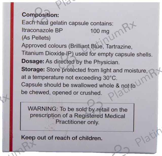 Itrafix 100 Capsule 4 Capsule