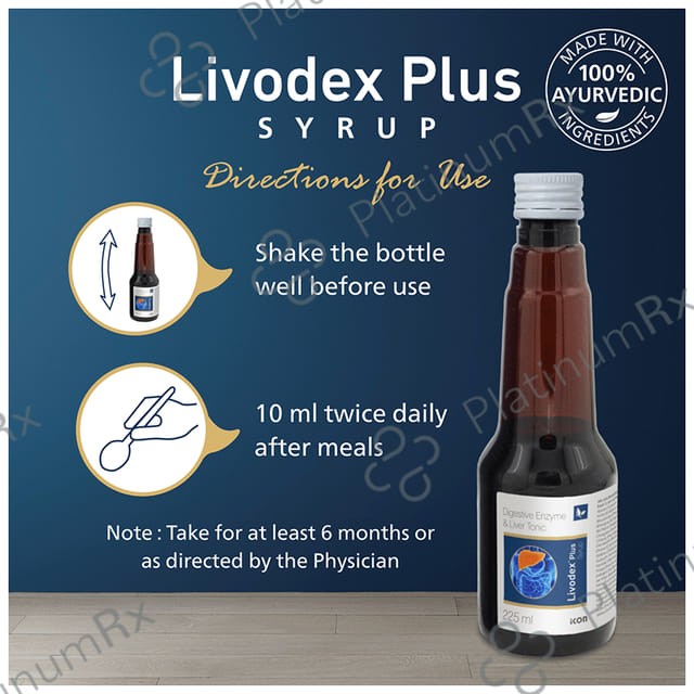 Livodex Plus Syrup (225ml Each) 1 Bottle