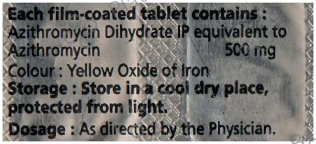 Azinix 500mg Tablet 5s