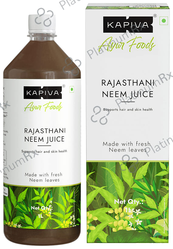 Kapiva Neem Juice - Supports Skin & Hair Health - Helps Boost Immunity & Fight Infections