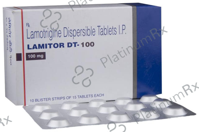 Lamitor 100mg Tablet DT 15s