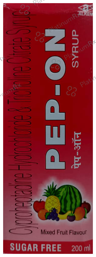 Pep-ON Syrup Mixed Fruit Sugar Free