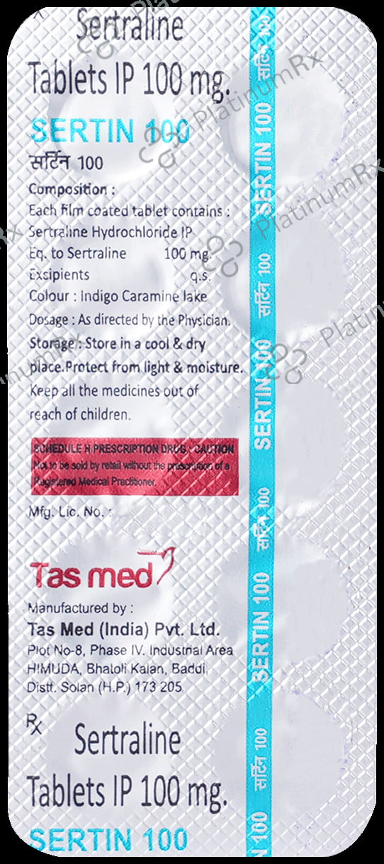 Sertin 100 Tablet