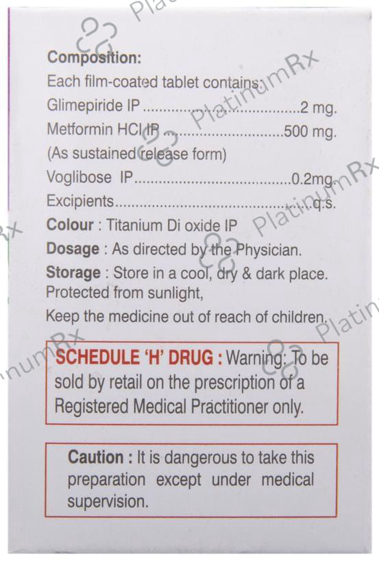 Glorimet VG2 Tablet SR