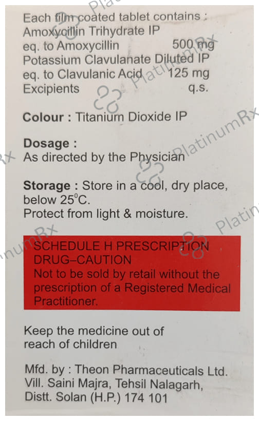 Maziclav 625mg Tablet 6s