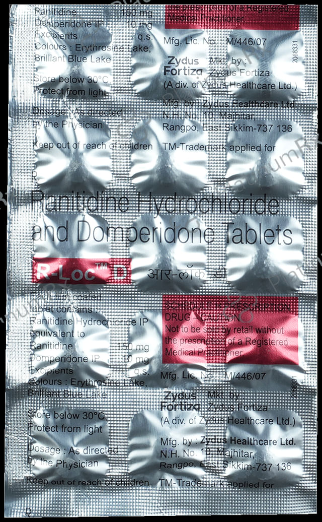 R-Loc D 10mg/150mg Tablet