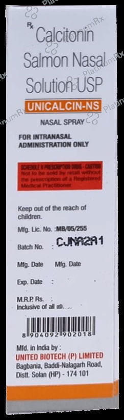 Unicalcin Nasal Spray 3.7ml
