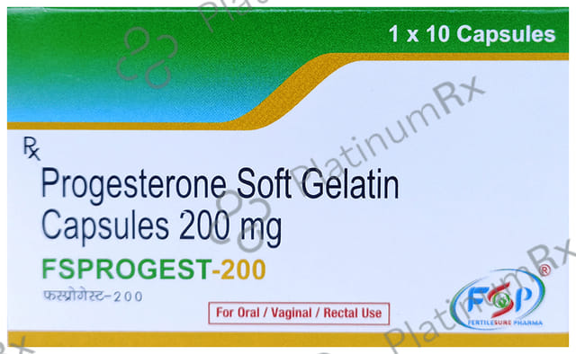 Fsprogest 200mg Soft Gelatin Capsule