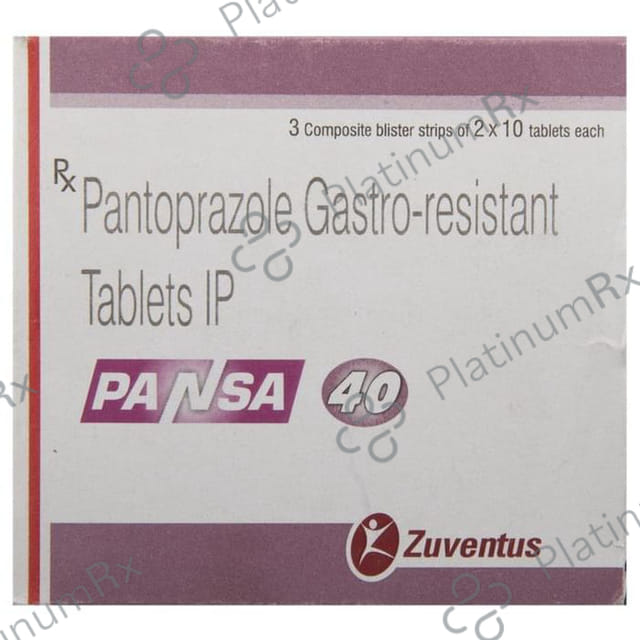 Pansa 40mg Tablet 10