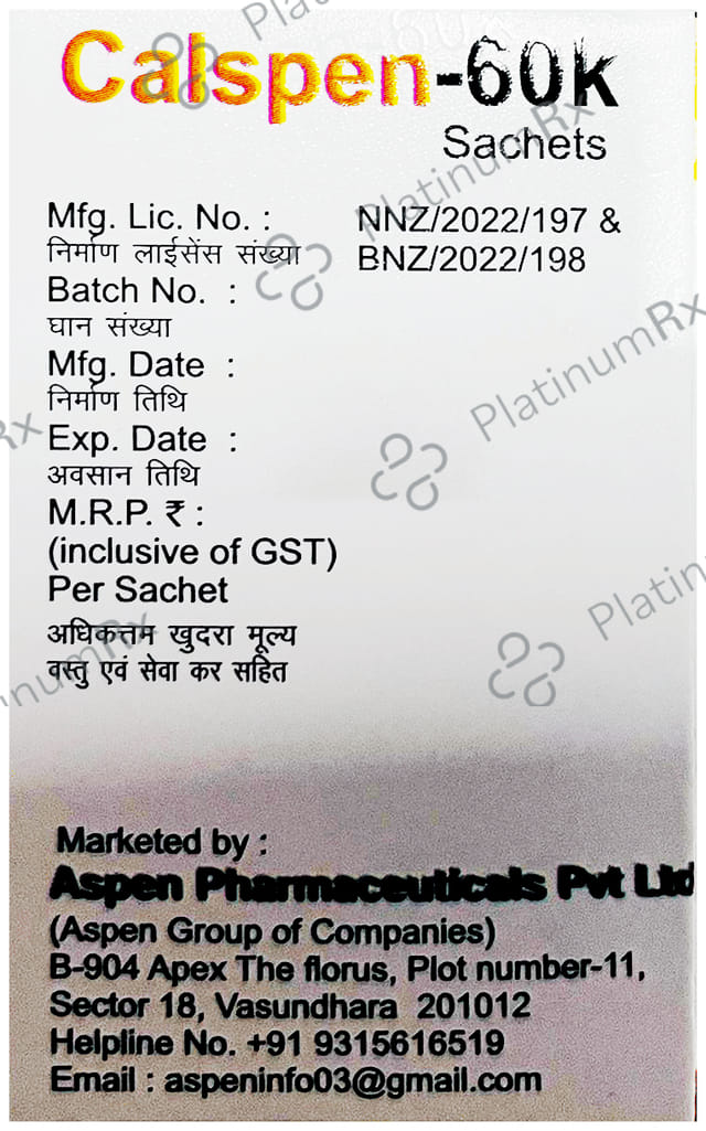 Calspen 60000IU Sachet 1gm