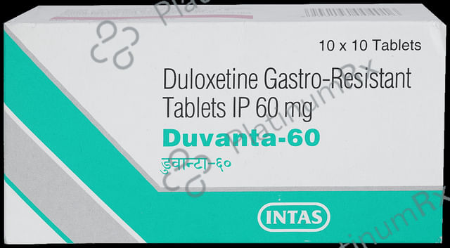 Duvanta 60mg Tablet 10s