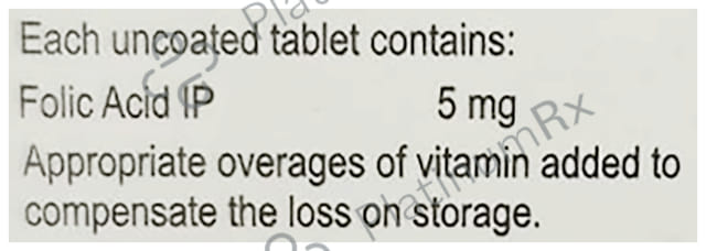 Sysfol 5mg Tablet 30s