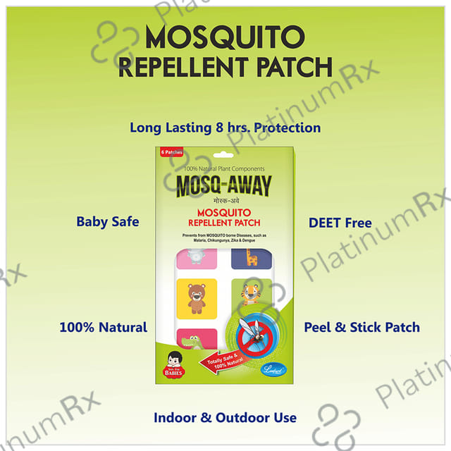 Leeford Mosq-Away Mosquito Repellent Patch