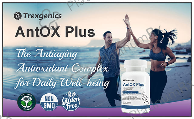 Trexgenics Antox Plus Bilberry Pine Bark Veg. Capsules
