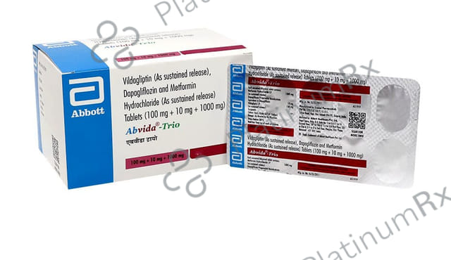 Abvida Trio 1000 SR Tablet 10s