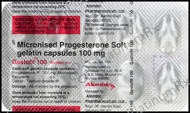 Gestofit 100mg Capsule 10s