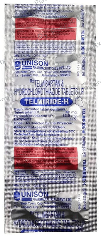 Telmiride H 12.5/40mg Tablet 10s