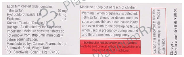 DTEL H 40mg/12.5mg Tablet