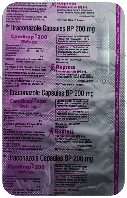 Candirap 200mg Capsule 10s