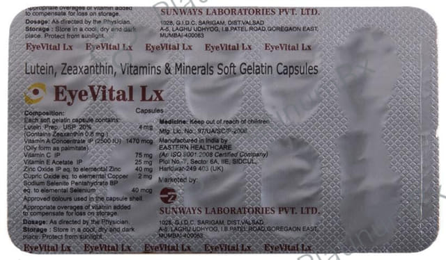 Eye Vital LX Capsule 10s