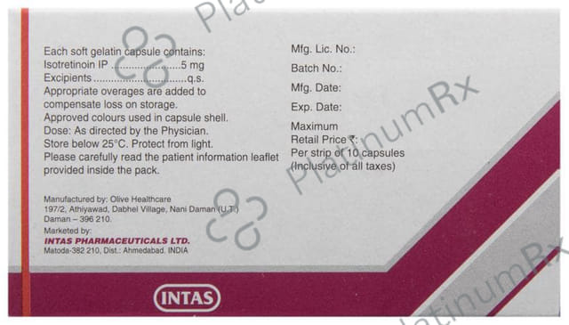 Tretiva 5mg Capsule 10s