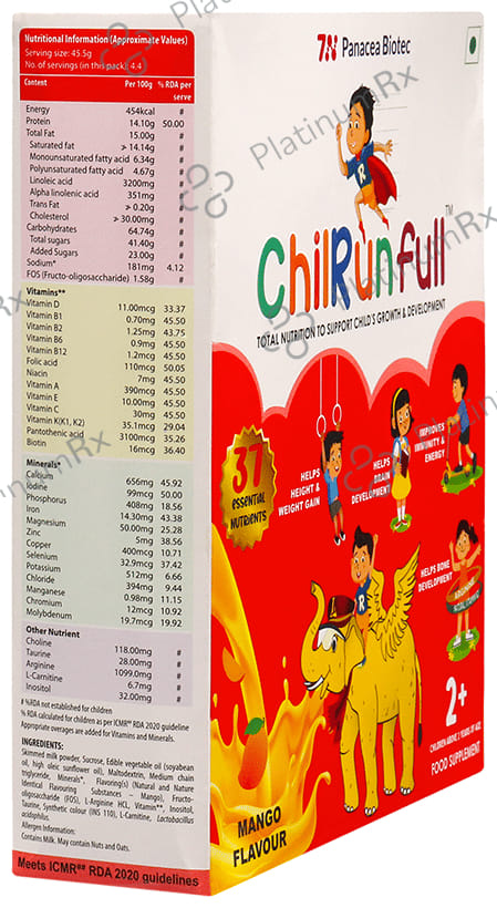 ChilRunfull 2+ Drink For Children’s Growth and Development Mango
