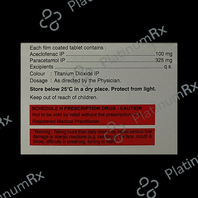 Vetory P 100/325mg Tablet 10s