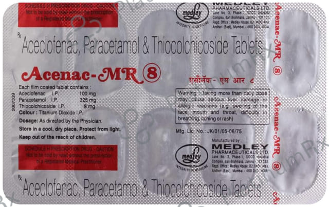 Acenac MR 8mg Tablet 10s