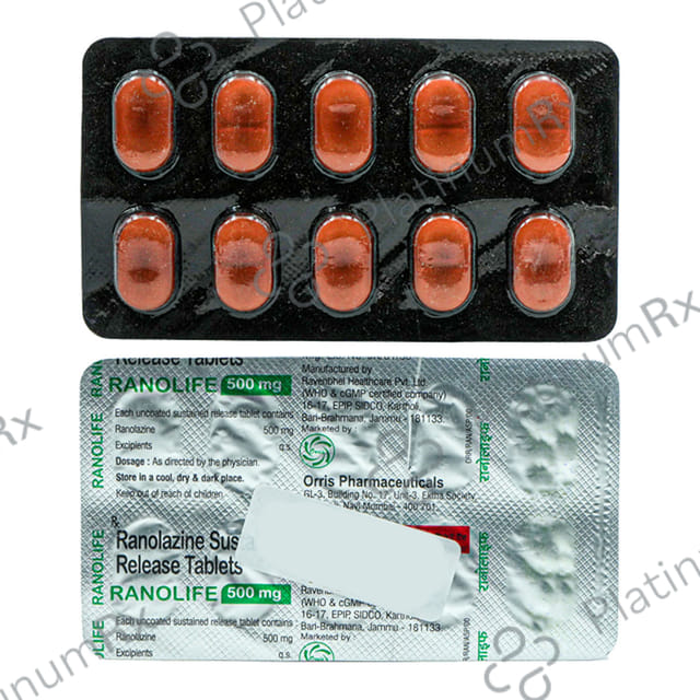 Ranolife ER 500mg Tablet 10s
