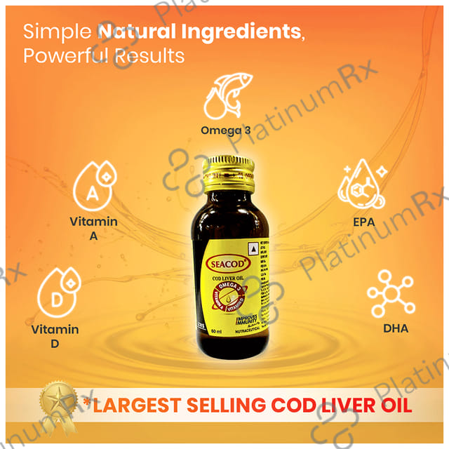 Seacod Cod Liver Oil 60ml
