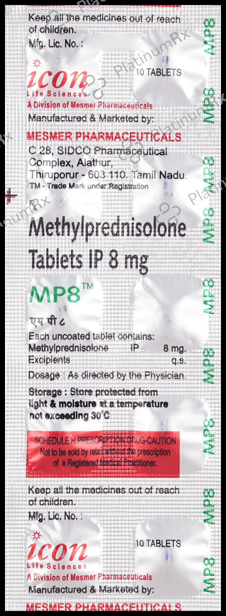 MP 8mg Tablet 10 Tablet Icon Life Sciences
