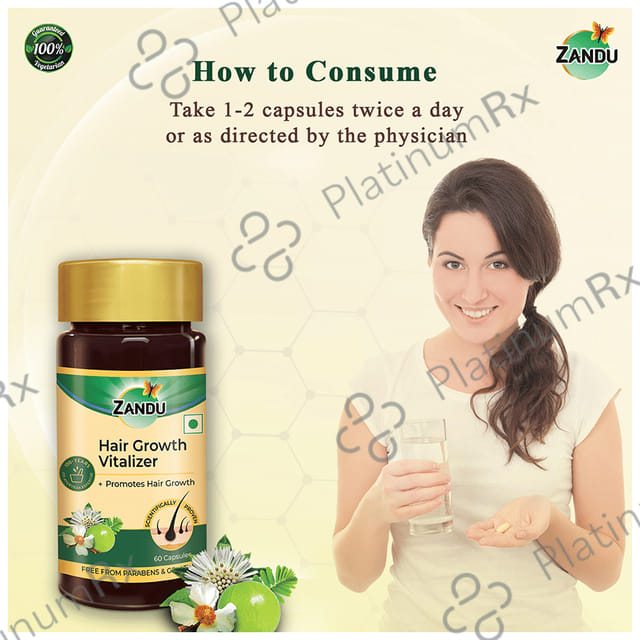 Zandu Hair Growth Vitalizer Capsule